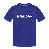 BWCA Paddle - Toddler Premium Organic T-Shirt - royal blue
