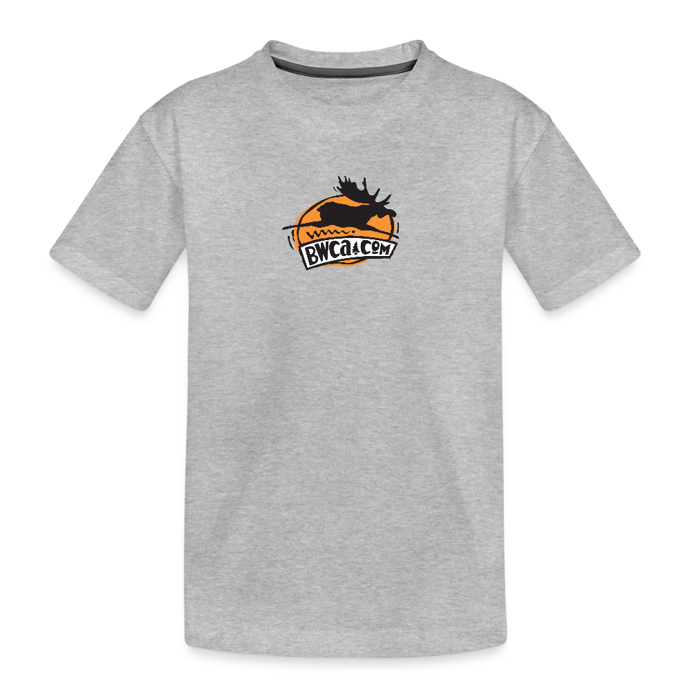 BWCA Flying Moose Toddler Premium Organic T-Shirt - heather gray