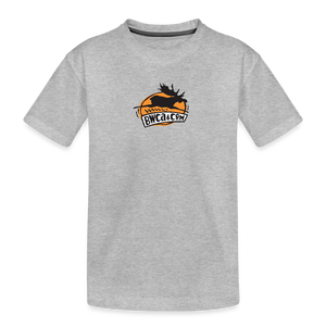 BWCA Flying Moose Toddler Premium Organic T-Shirt - heather gray