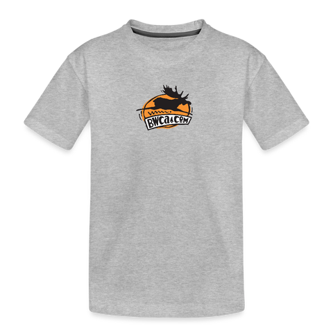 BWCA Flying Moose Toddler Premium Organic T-Shirt - heather gray
