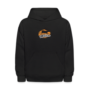 Kids' BWCA Flying Moose Hoodie - black