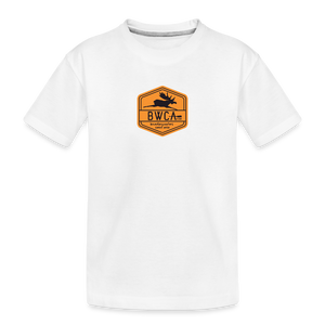 BWCA Hex Toddler Premium Organic T-Shirt - white