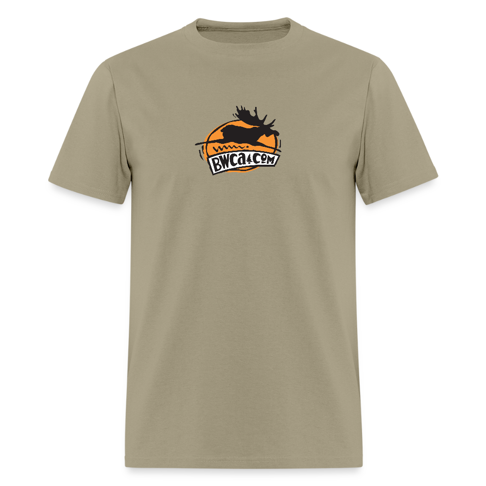 BWCA Flying Moose Unisex T-Shirt - khaki