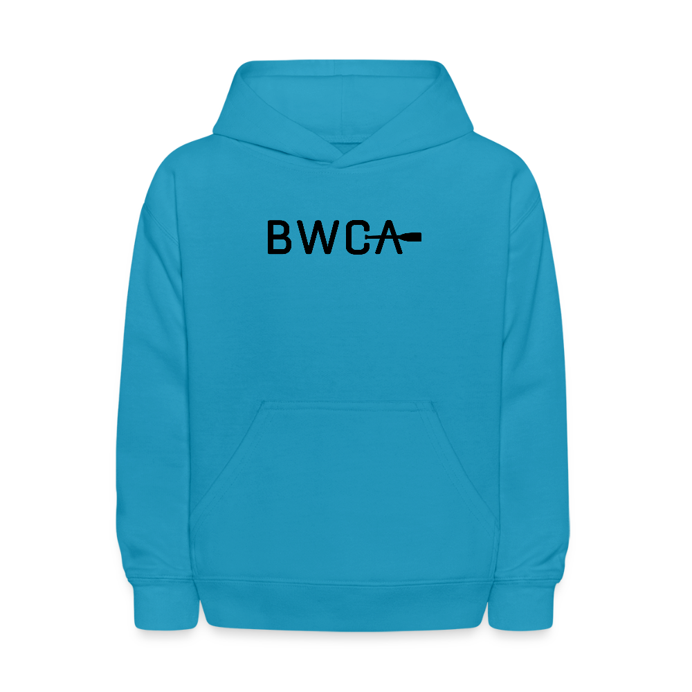 Kids' BWCA Paddle Hoodie - turquoise