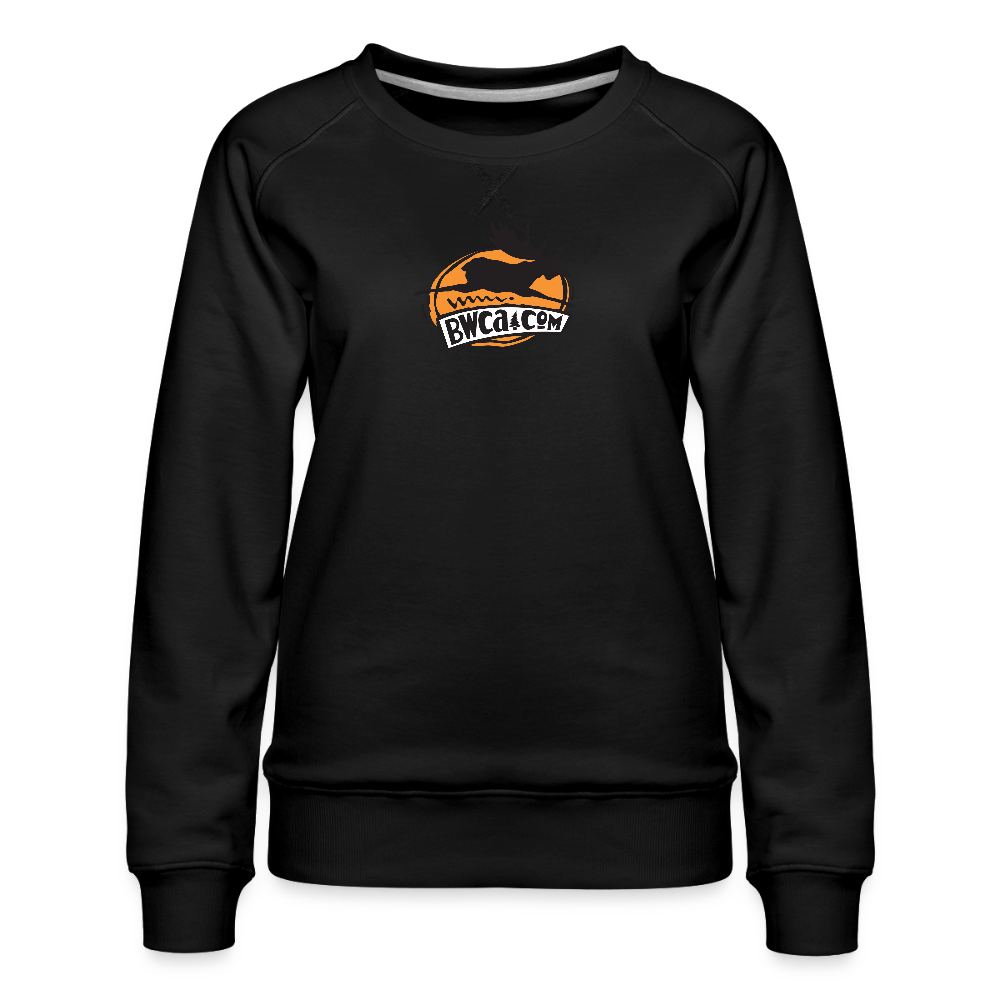 Women’s Premium BWCA Flying Moose Sweatshirt - navy