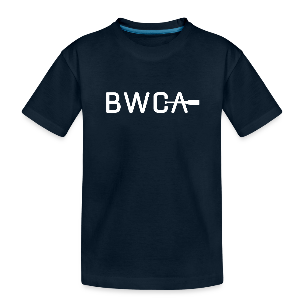 BWCA Paddle - Toddler Premium Organic T-Shirt - deep navy