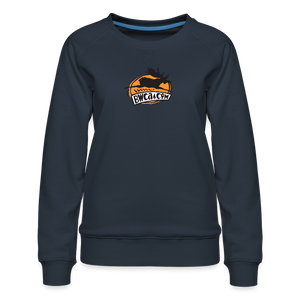Women’s Premium BWCA Flying Moose Sweatshirt - navy