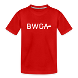 BWCA Paddle - Toddler Premium Organic T-Shirt - red