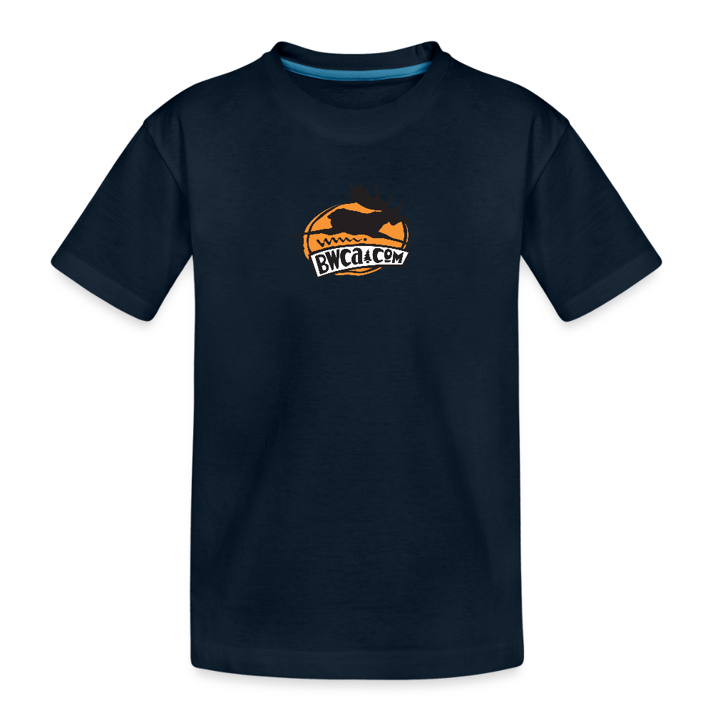 BWCA Flying Moose Toddler Premium Organic T-Shirt - heather gray