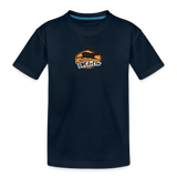BWCA Flying Moose Toddler Premium Organic T-Shirt - deep navy