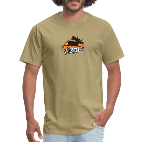 BWCA Flying Moose Unisex Classic T-Shirt - khaki