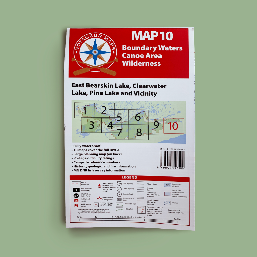 Voyageur Maps - #10 - BWCA
