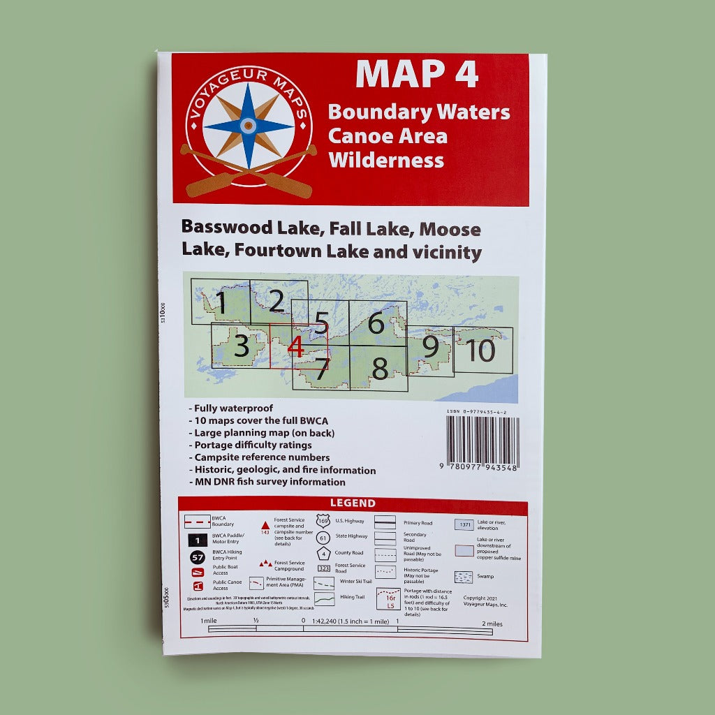 Voyageur Maps - #4 - BWCA