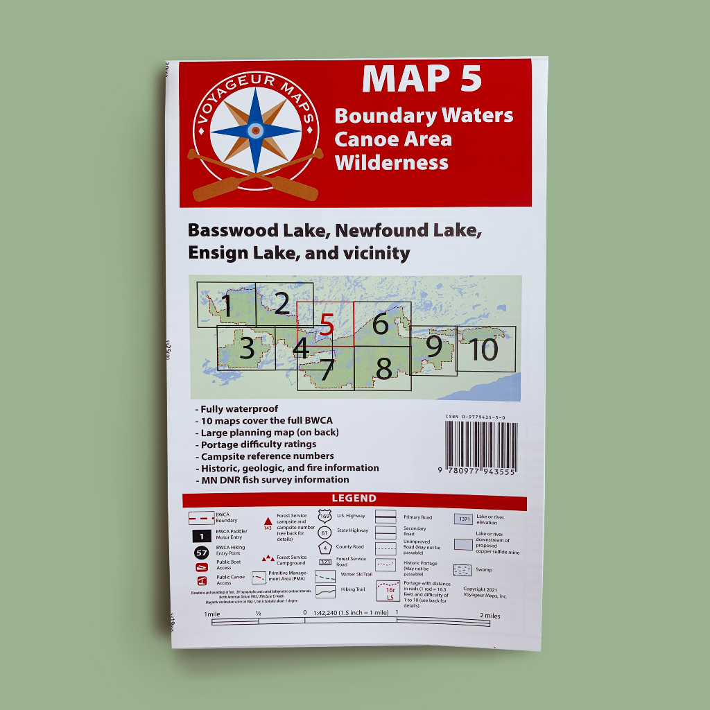 Voyageur Maps - #5 - BWCA