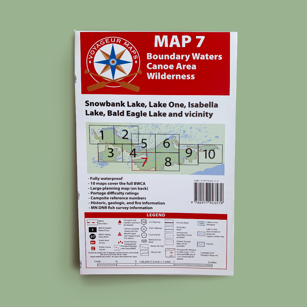 Voyageur Maps - #7 - BWCA