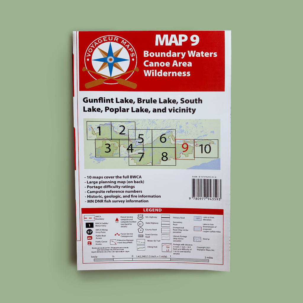 Voyageur Maps - #9 - BWCA