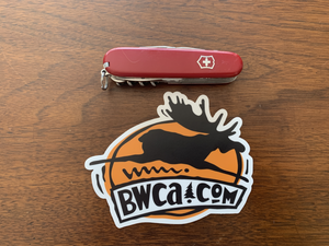Car BWCA Flying Moose Sticker