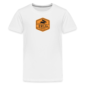 BWCA Hexagon Kids' Premium T-Shirt - white