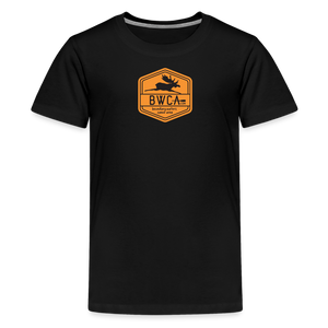 BWCA Hexagon Kids' Premium T-Shirt - black