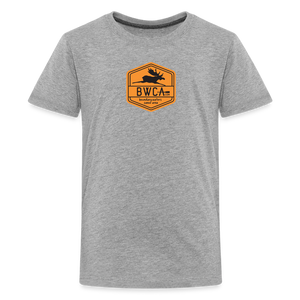 BWCA Hexagon Kids' Premium T-Shirt - heather gray