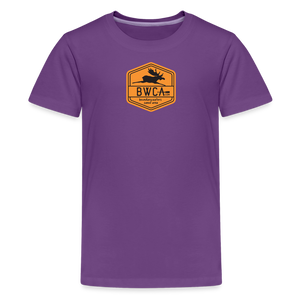 BWCA Hexagon Kids' Premium T-Shirt - purple