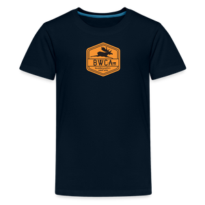 BWCA Hexagon Kids' Premium T-Shirt - deep navy