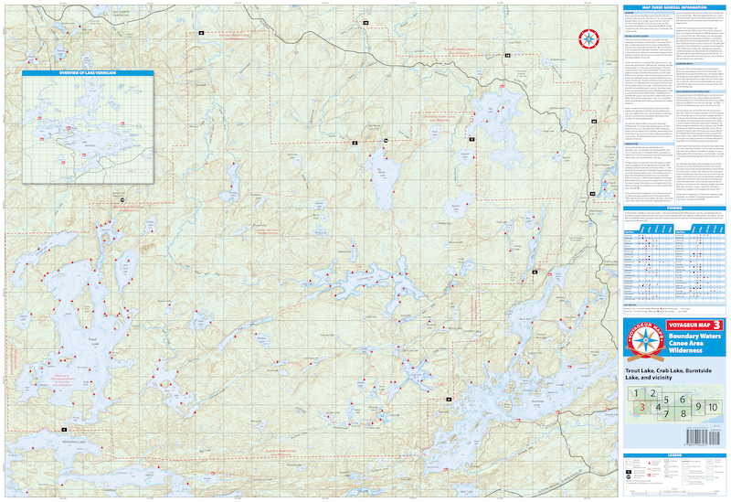 Voyageur Maps - #3 - Bwca