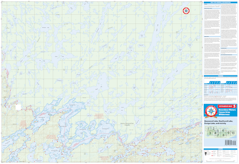 Voyageur Maps - #5 - BWCA