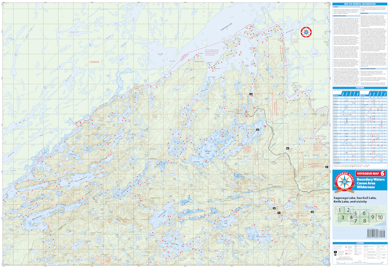 Voyageur Maps - #6 - BWCA
