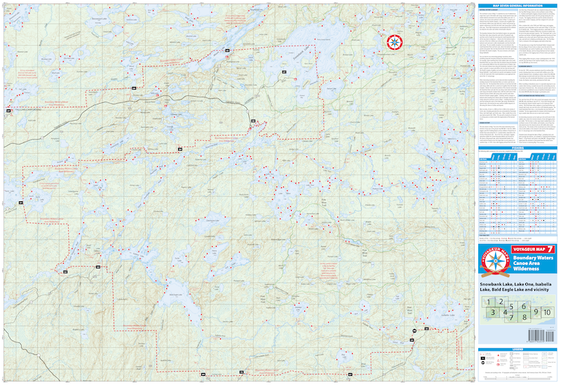 Voyageur Maps - #7 - BWCA