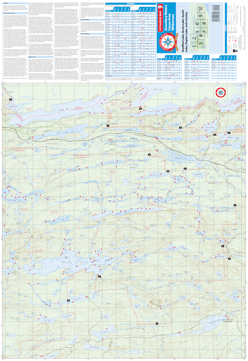 Voyageur Maps - #9 - BWCA